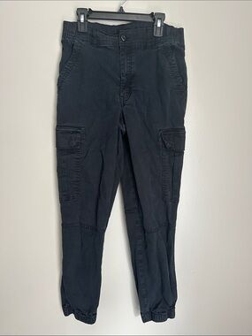 American Eagle Outfitters Black Cargo Jogger Pants